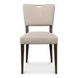 Landon Dining Chairs Set of 2 Linen Dining Chairs LOOMLAN By Sarreid
