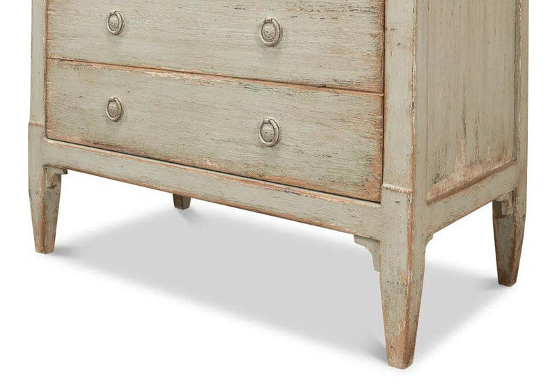 Landry Three Drawer Commode Sage Dressers LOOMLAN By Sarreid