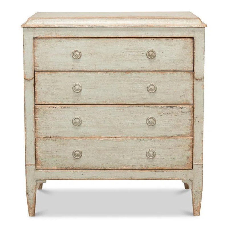 Landry Three Drawer Commode Sage Dressers LOOMLAN By Sarreid