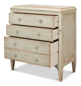 Landry Three Drawer Commode Sage Dressers LOOMLAN By Sarreid