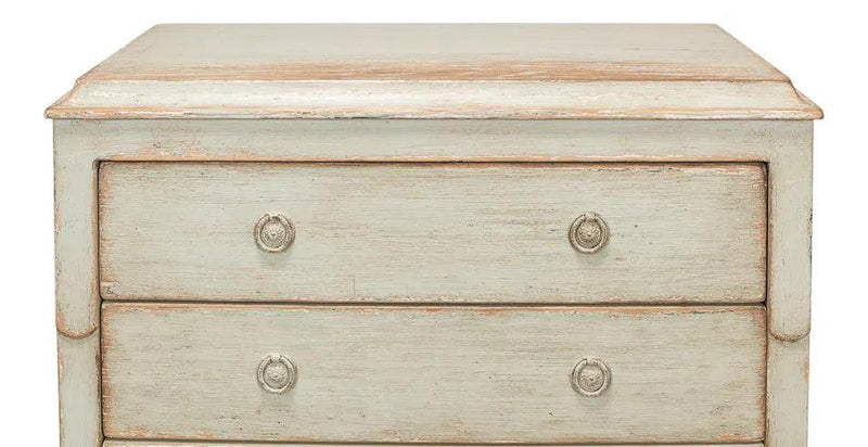 Landry Three Drawer Commode Sage Dressers LOOMLAN By Sarreid