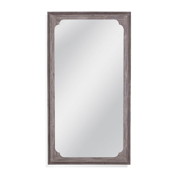 Landry Wood Brown Vertical Floor Mirror Floor Mirrors LOOMLAN By Bassett Mirror