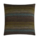 Landscape Lagoon Chocolate Brown Throw Pillow With Insert Throw Pillows LOOMLAN By D.V. Kap