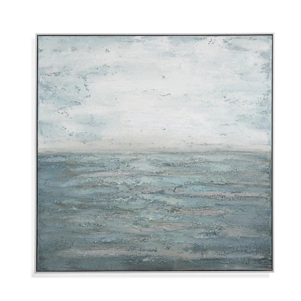 Landslide Blue and Grey Wall Art Artwork LOOMLAN By Bassett Mirror