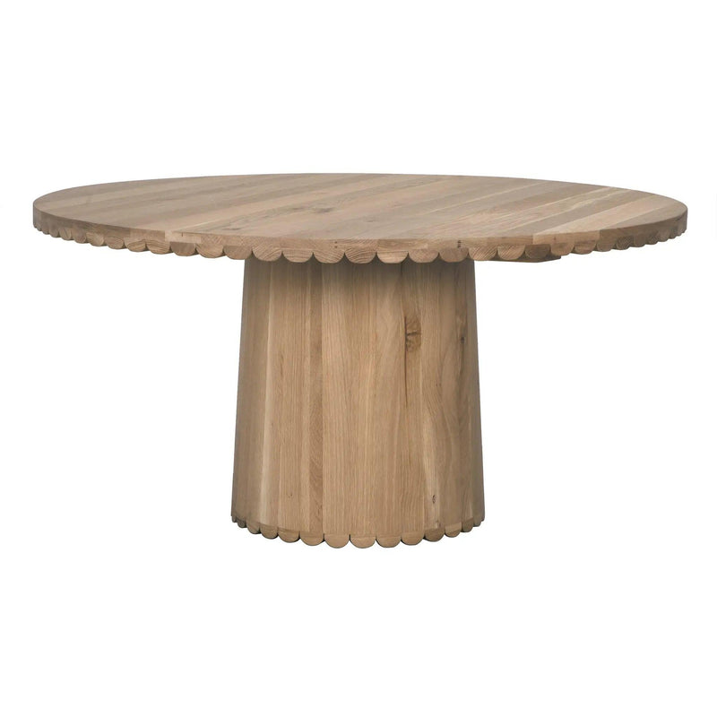 Lane Natural Wood Round Dining Table Dining Tables LOOMLAN By Noir