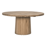 Lane Natural Wood Round Dining Table Dining Tables LOOMLAN By Noir