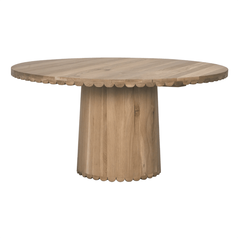 Lane Natural Wood Round Dining Table Dining Tables LOOMLAN By Noir