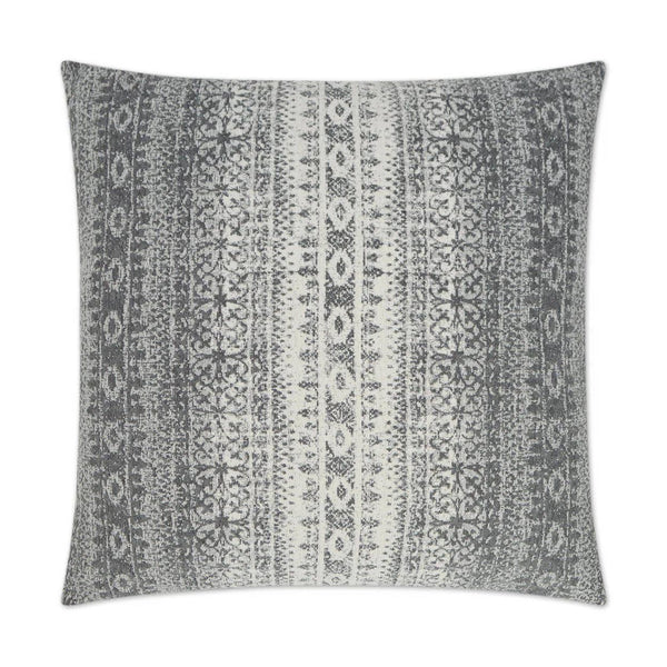 Laplander Smoke Grey Throw Pillow With Insert Throw Pillows LOOMLAN By D.V. Kap