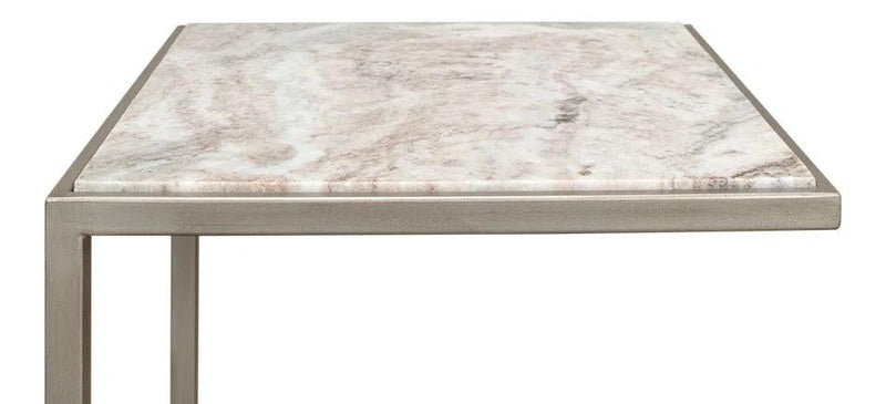 Laptop Table Marble Top Side Tables LOOMLAN By Sarreid