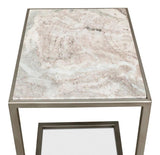 Laptop Table Marble Top Side Tables LOOMLAN By Sarreid