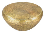 Larache Gold Round Coffee Table Coffee Tables LOOMLAN By Zuo Modern