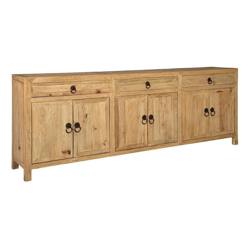 Large Old Elm Sideboard Sideboards LOOMLAN By Furniture Classics