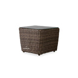 Largo 22" Bunching Accent Table All Weather Wicker Furniture Outdoor Side Tables LOOMLAN By Lloyd Flanders