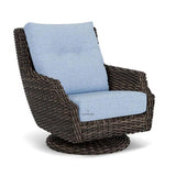 Largo High Back Swivel Rocker Lounge Chair All Weather Wicker Outdoor Lounge Chairs LOOMLAN By Lloyd Flanders