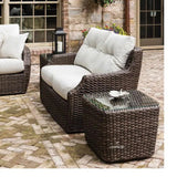 Largo Loveseat All Weather Wicker Furniture Made in USA Lloyd Flanders Outdoor Sofas & Loveseats LOOMLAN By Lloyd Flanders