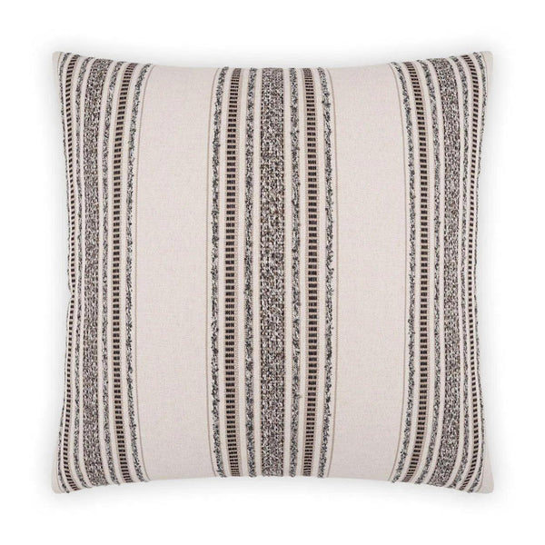 Larsen Neutral Off-White Throw Pillow With Insert Throw Pillows LOOMLAN By D.V. Kap