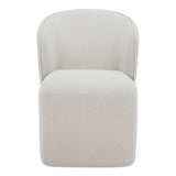 Larson Polyester Upholstered Armless Dining Chair