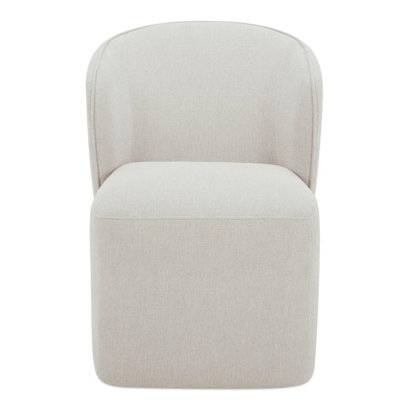 Larson Polyester Upholstered Armless Dining Chair