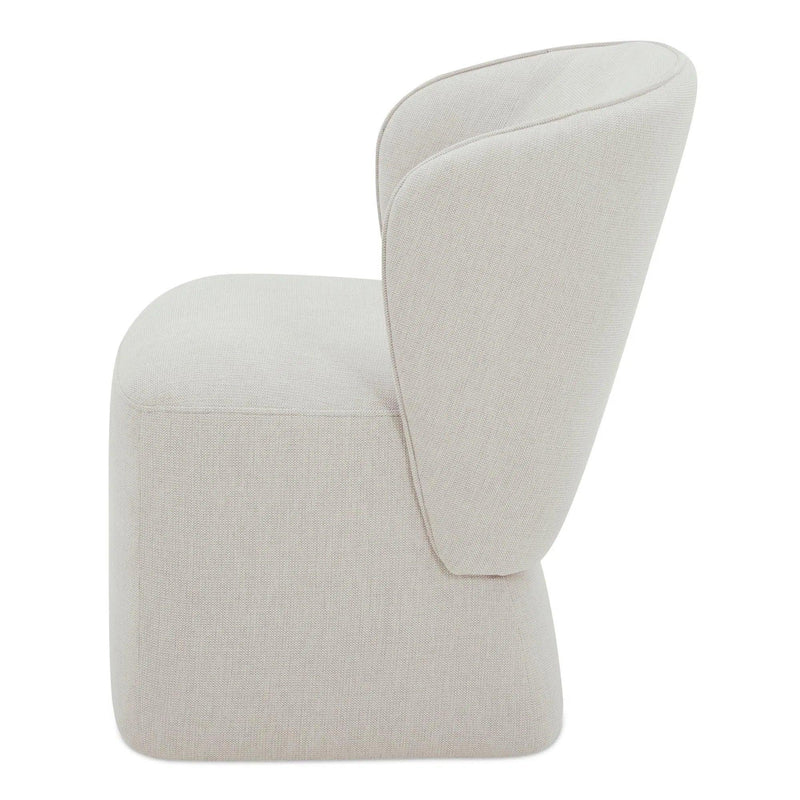 Larson Polyester Upholstered Armless Dining Chair