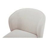 Larson Polyester Upholstered Armless Dining Chair