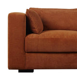 Las Vegas Clive Sofa - Terracotta Chenille Sofas & Loveseats LOOMLAN By LH Imports