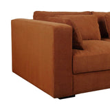 Las Vegas Clive Sofa - Terracotta Chenille Sofas & Loveseats LOOMLAN By LH Imports