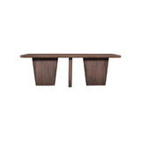 Lasso Wood Brown Rectangular Cocktail Table Coffee Tables LOOMLAN By Bassett Mirror