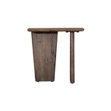 Lasso Wood Brown Square End Table Side Tables LOOMLAN By Bassett Mirror