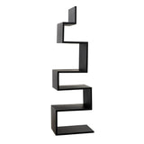 Laszlo Black Steel Bookcase Bookcases LOOMLAN By Noir