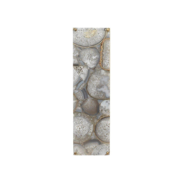 Lavender Agate Adeline Rectangle Wall Sconce Wall Sconces LOOMLAN By Jamie Young