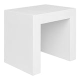 Lazarus Concrete Outdoor Side Table Outdoor Side Tables LOOMLAN By Moe's Home