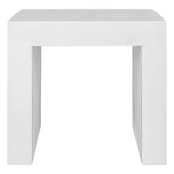 Lazarus Concrete Outdoor Side Table Outdoor Side Tables LOOMLAN By Moe's Home