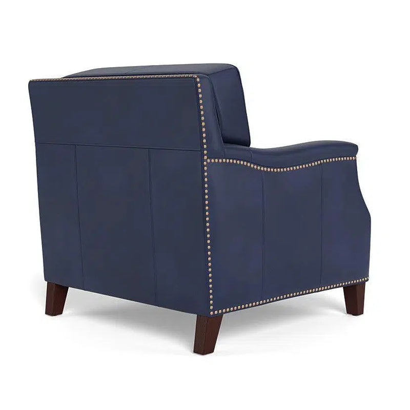 Leather Club Chair American Crafted Elegance Collection Club Chairs LOOMLAN By Uptown Sebastian