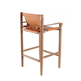 Leather Counter Stool Karly, Natura Leather Counter Stools LOOMLAN By Peninsula Home