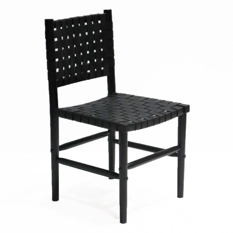 Leather Dining Chair Perry Black Dining Chairs LOOMLAN By Peninsula Home