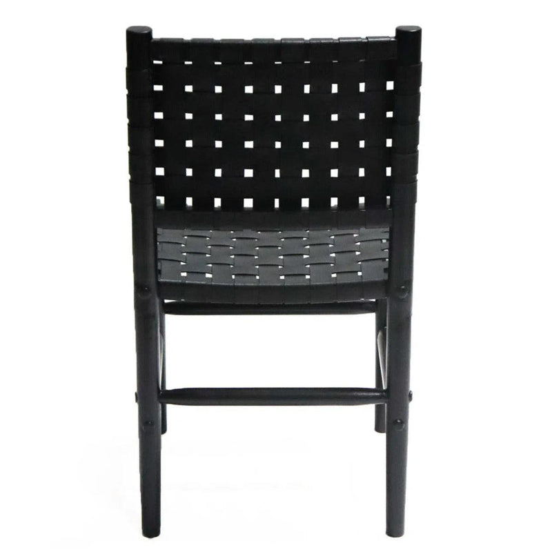 Leather Dining Chair Perry Black Dining Chairs LOOMLAN By Peninsula Home