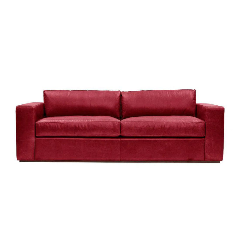 Leather Sleeper Sofa Pull out Couch Queen Size Bed Sofas & Loveseats LOOMLAN By One For Victory