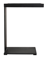 Ledge All Metal Side Table, Black Steel Side Tables LOOMLAN By Noir