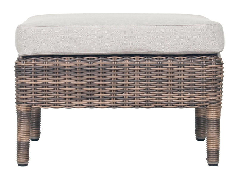 Leeward Ottoman - Grey Outdoor Ottoman Outdoor Ottomans LOOMLAN By Seasonal Living