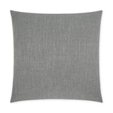 Lena Grey Beach Solid Grey Large Throw Pillow With Insert Throw Pillows LOOMLAN By D.V. Kap