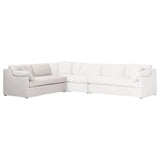 Lena Modular Slipcover 2-Seat Left Slope Arm Sofa Performance Modular Components LOOMLAN By Essentials For Living