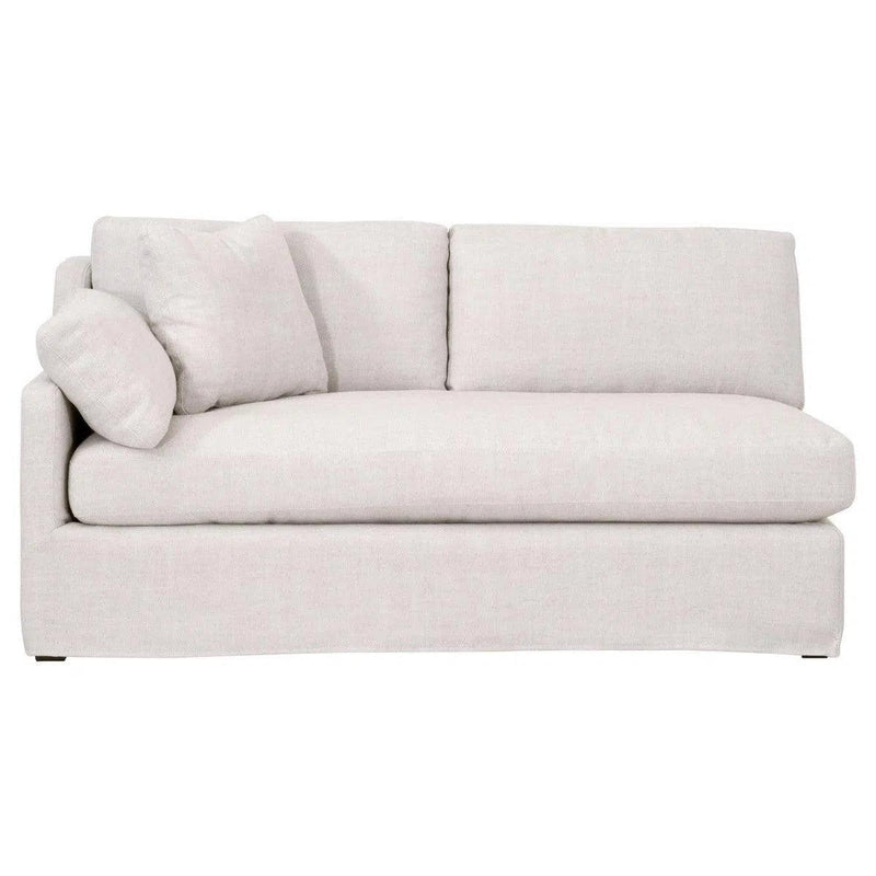 Lena Modular Slipcover 2-Seat Left Slope Arm Sofa Performance Modular Components LOOMLAN By Essentials For Living