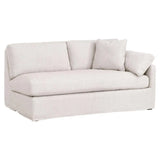 Lena Modular Slipcover 2-Seat Right Slope Arm Sofa Performance Modular Components LOOMLAN By Essentials For Living