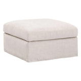 Lena Modular Slipcover Ottoman Performance Down & Feather Modular Components LOOMLAN By Essentials For Living