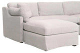 Lena Modular Slipcover Ottoman Performance Down & Feather Modular Components LOOMLAN By Essentials For Living