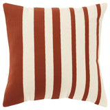 Leo Striped Couch Throw Pillow Covers With Down Insert Throw Pillows LOOMLAN By LOOMLAN