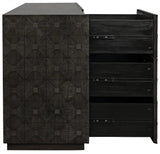 Leon Wood Black Dresser Dressers LOOMLAN By Noir