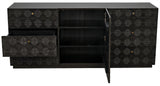 Leon Wood Black Dresser Dressers LOOMLAN By Noir