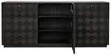 Leon Wood Black Dresser Dressers LOOMLAN By Noir