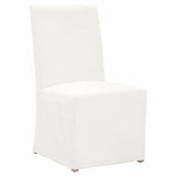 Levi Slipcover Fabric Upholstered Armless Dining Chair (Set Of 2)